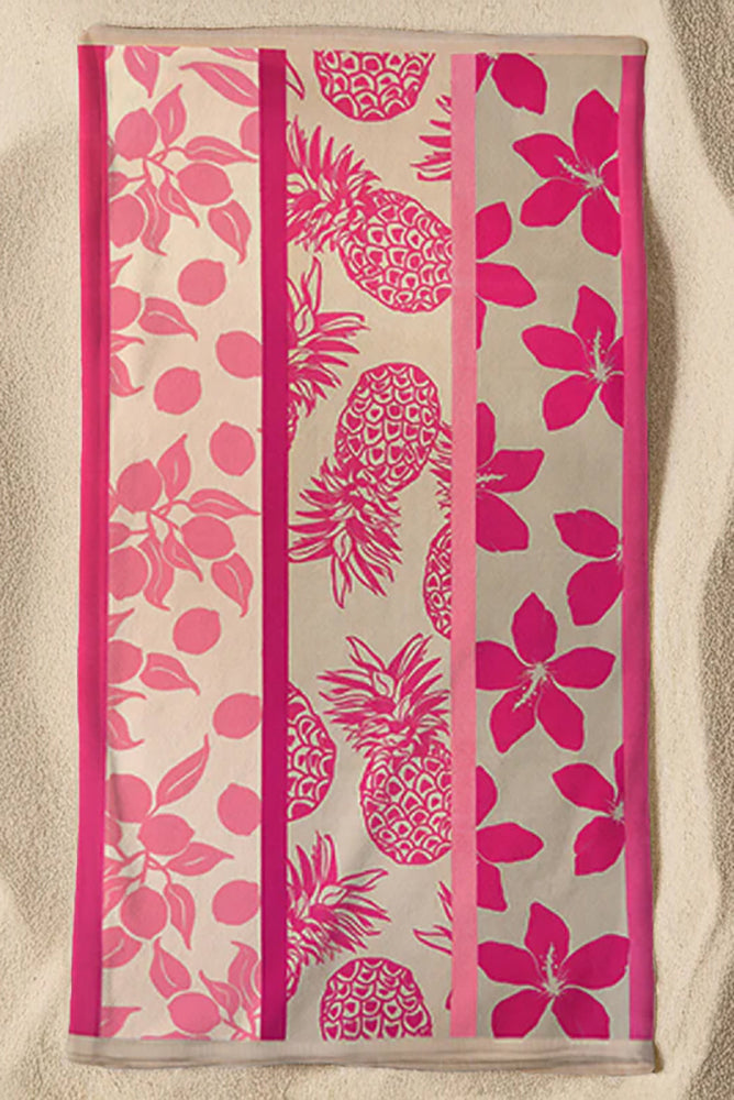 TELO MARE MICROFIBRA UNISEX ROSA JACKSON TROPEA COMPTOIR DE LA PLAGE